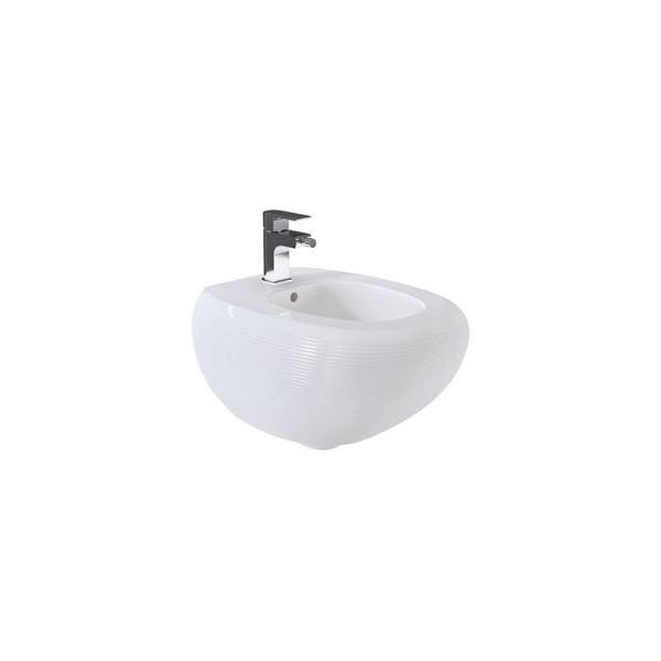 Bocchi 1413-001-0120 Parlak Beyaz Strata Asma Bide