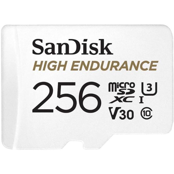Sandisk SDSQQNR-256G-GN6IA High Endurance 256 GB 100/40MB/S Microsdxc C10 V30 Adaptörlü Hafıza Kartı