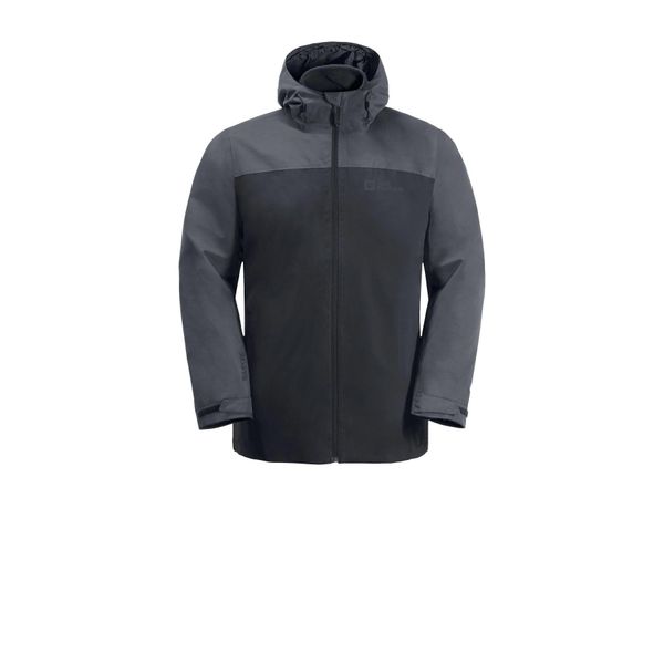 Jack Wolfskin 1115311-6350 Taubenberg 3 in 1 Gri Erkek Mont