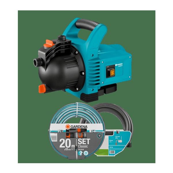 Gardena 1717 3000/4 Classic Bahçe Pompası Seti
