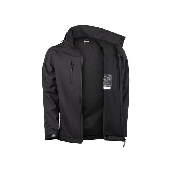 Evolite Alpha Softshell Tactical Taktik Siyah Erkek Mont
