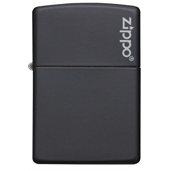 Zippo Orijinal Black Matte Logolu 218ZL Çakmak