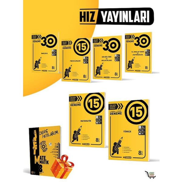 Hız Yayınları - 8. Sınıf Tüm Dersler Deneme Seti