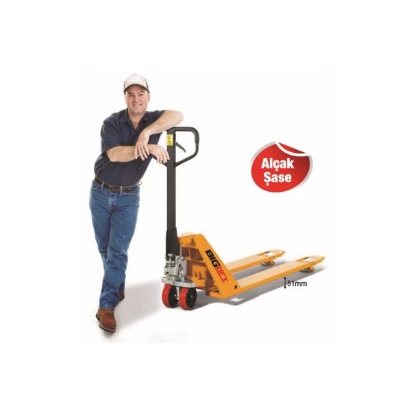 BigLift RM-AC Low 1.5 Ton 51 mm Alçak Şase Transpalet