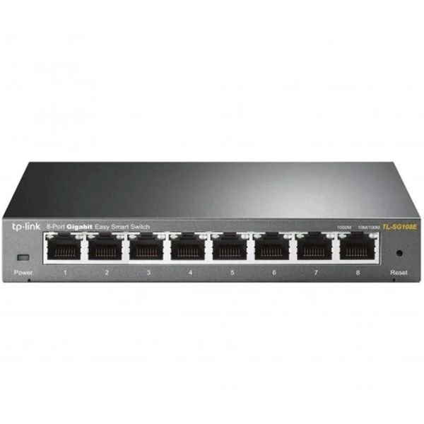 TP-Link TL-SG108E 8 Port 10/100/1000 Mbps Gigabit Switch