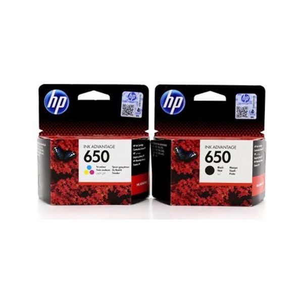 HP 650 CZ101A-CZ102A Siyah Renkli Kartuş Seti