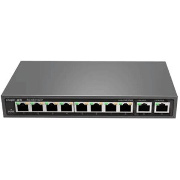 Ruijie Reyee RG-ES110D-P 8 Port 10/100/1000 Mbps Gigabit Switch