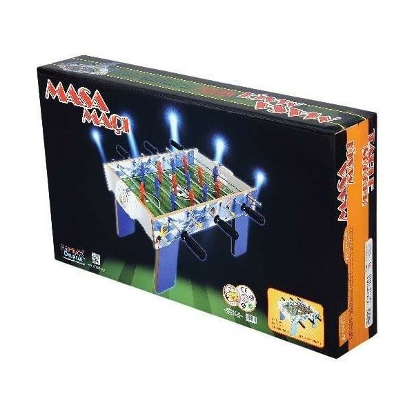 Edutoys 3 Kollu Ayaklı Ahşap Masa Maçi Langırt