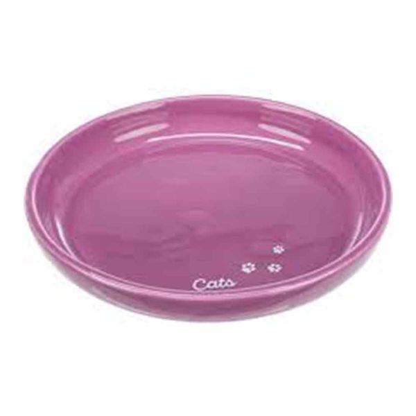 Trixie Büyük Pembe 0.35 lt 18 cm Kedi Seramik Mama ve Su Kabı