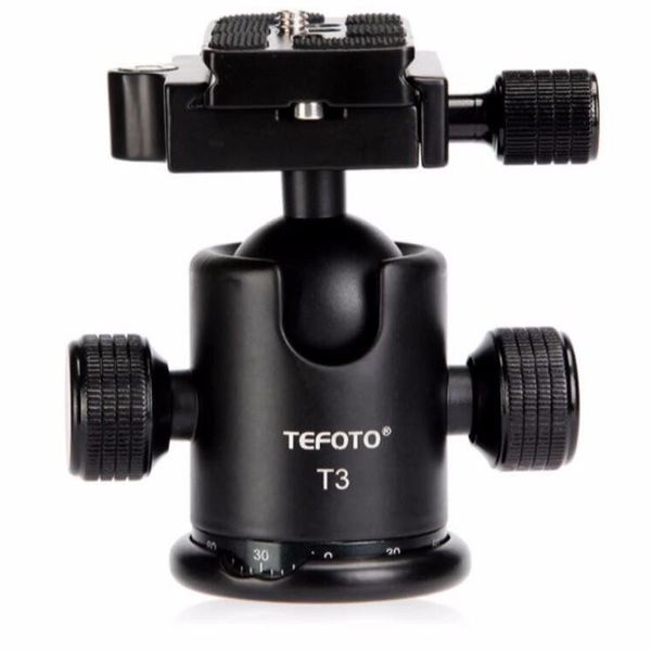 Tefoto T3 T1101 Kamera Tripod Top Kafa Ballhead