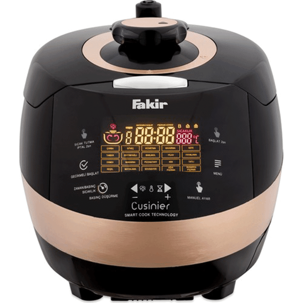 Fakir Cuisinier Siyah Basınçlı Pişirici