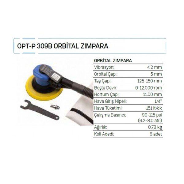 Osaka OPT-P 309B Orbital Zımpara