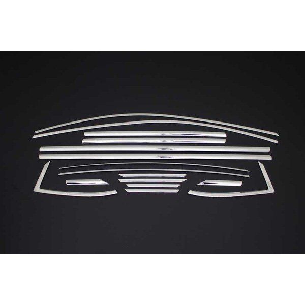 Omsa Opel Astra K 16 Parça 2015 ve Sonrası Krom Cam Çerçevesi