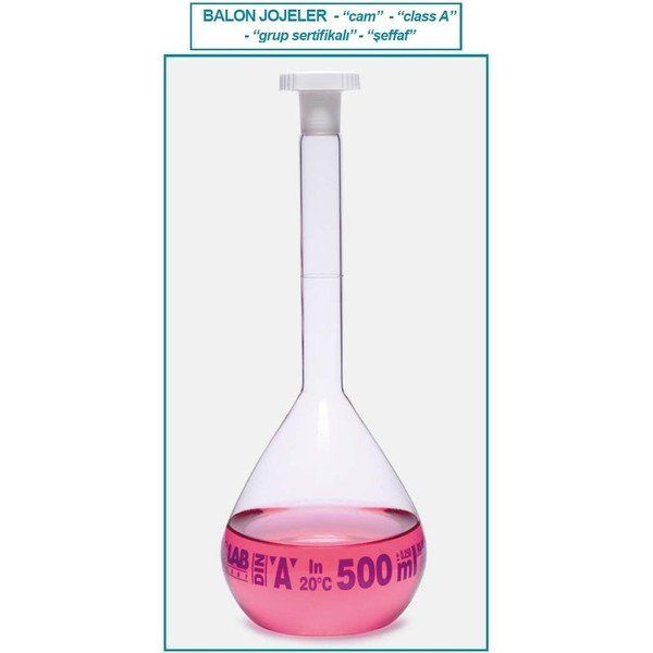 İsolab Isolab 013.01.101 100 ml 14/23 2 Adet Şeffaf Mavi Balon Joje