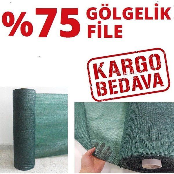 Abdioğulları %75 Gölgelik File Bahçe Çit Örtüsü Meyve Ağacı Örtüsü