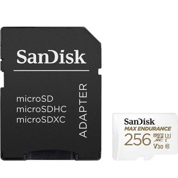 SanDisk SDSQQVR-256G-GN6IA Max Endurance 256 GB 100/40MB/s MicroSDXC C10 C30 Adaptörlü Hafıza Kartı