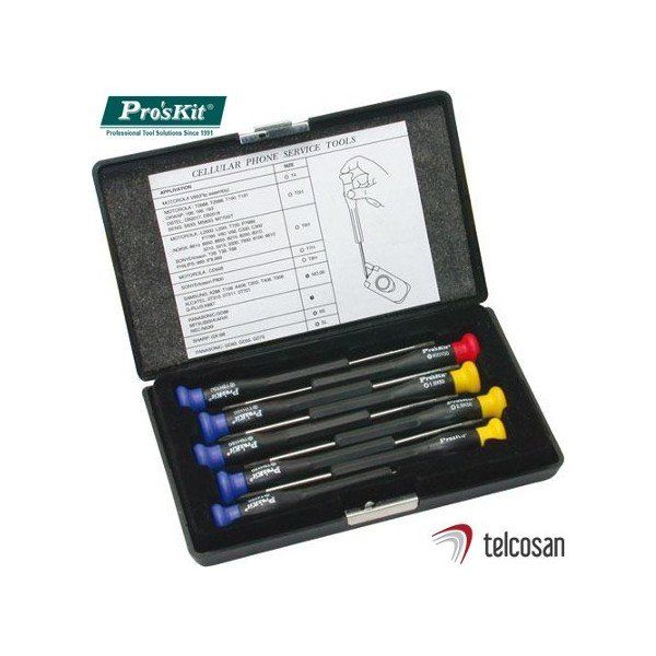 Pro's Kit Proskit SD-9806 9 Parça Telefon Tornavida Seti