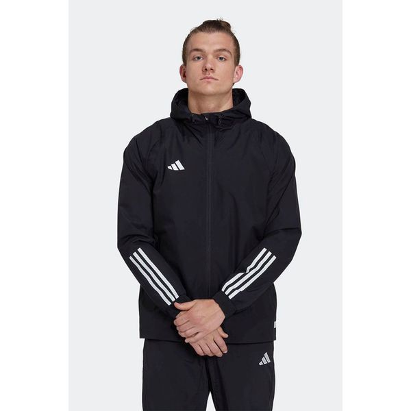 Adidas HK7656 Siyah Tiro23 C AW JK Futbol Erkek Yağmurluk