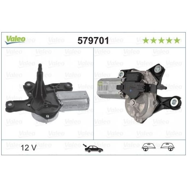 Valeo 579701 Arka Opel Zafira Silecek Motoru