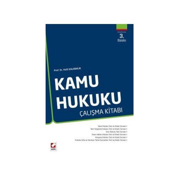 Kamu Hukuku Çalışma Kitabı - Halil Kalabalık