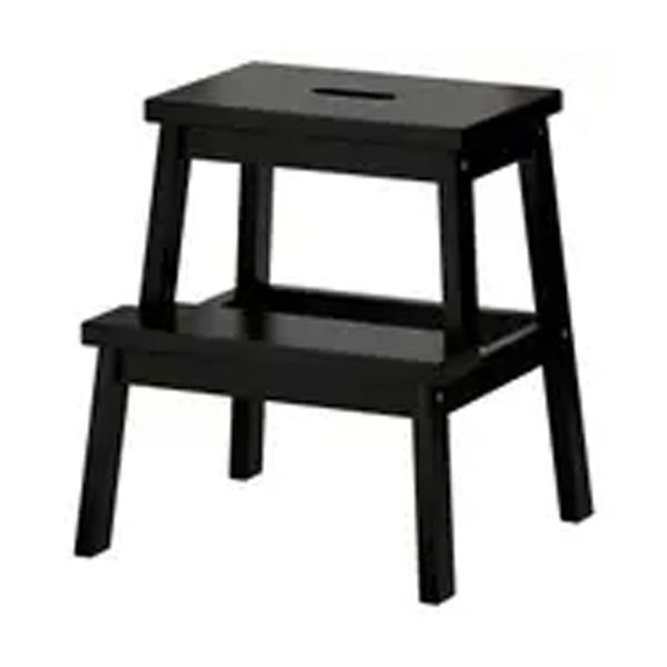 IKEA Bekvam Siyah 43x50 cm Basamaklı Tabure