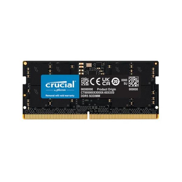 Crucial CT16G48C40S5 16 GB 4800 Hz DDR5 CL40 SODIMM Dizüstü Bilgisayar Bellek