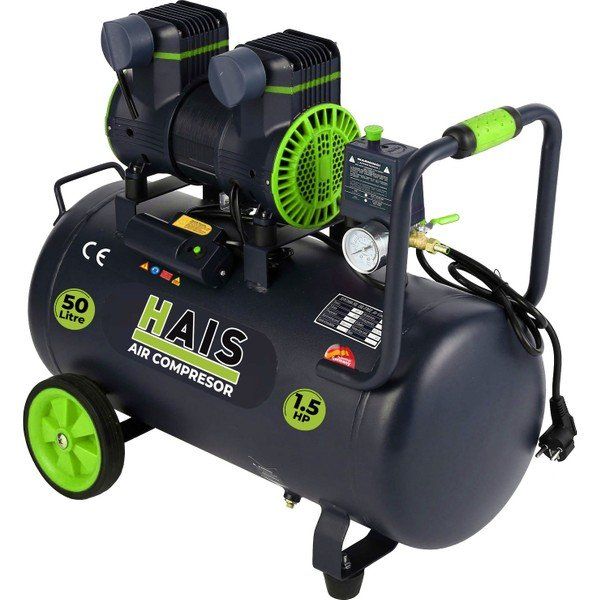 HAIS Hais 50 Litre Sessiz Yağsız Hava Kompresörü 1,5 Hp