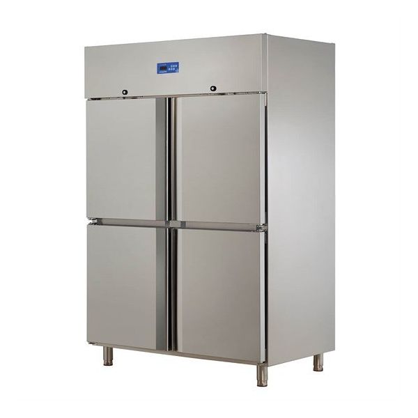 Öztiryakiler Gn 1200 LMV Model Yarım 4 Inox Kapılı Dik Tip Derin Dondurucu
