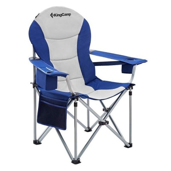 KingCamp Deluxe Mavi-Gri Sandalye