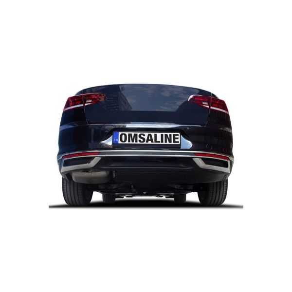 Omsa VW Passat B8.5 Krom Difüzör 2019 ve Sonrası Egzoz Çerçevesi