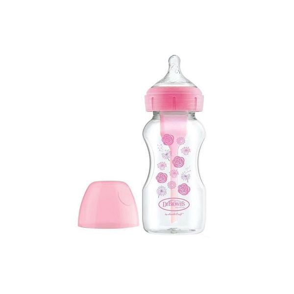 Dr. Browns 270 ml Pembe Geniş Ağız Options PP Biberon