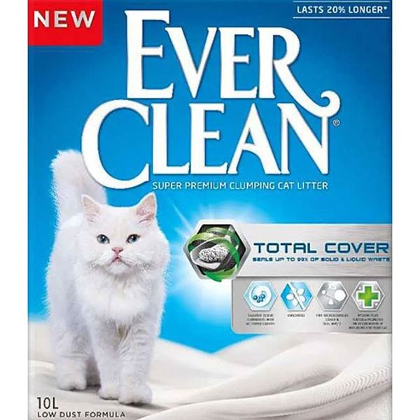 Ever Clean Total Cover Kokusuz 10 L Topaklaşan Kedi Kumu