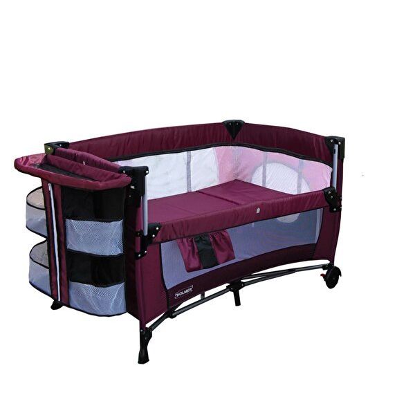 Holmer Kids Maxi Comfort Coolstyle 70x110 cm Anne Yanı Mürdüm Oyun Parkı