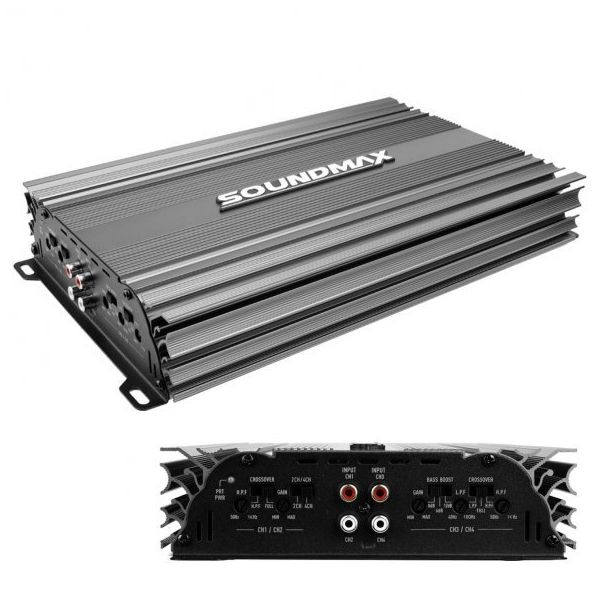 Soundmax SX-2700.4 4 Kanal 3000W Oto Amfi