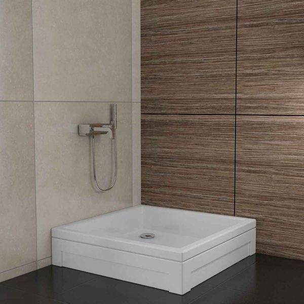 Sırduş 130x100x16 cm Kare Panelli Duş Teknesi