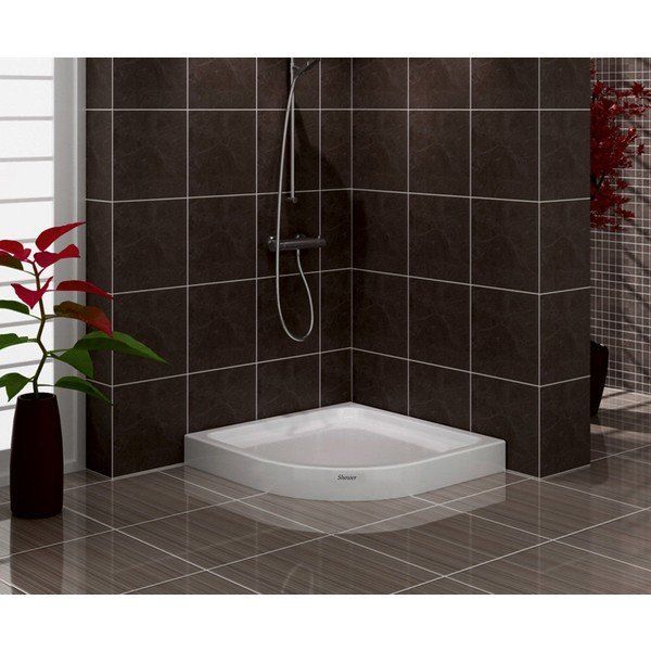 Shower 80x80 cm Oval Monoblok Duş Teknesi