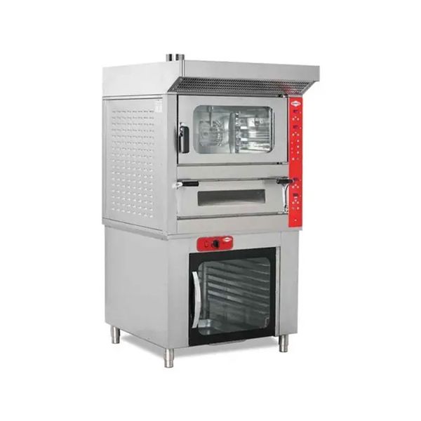 Empero EMP.PFE.4+5-Y-K Küçük Model 104x96x120 cm Elektrikli Kombi Fırın
