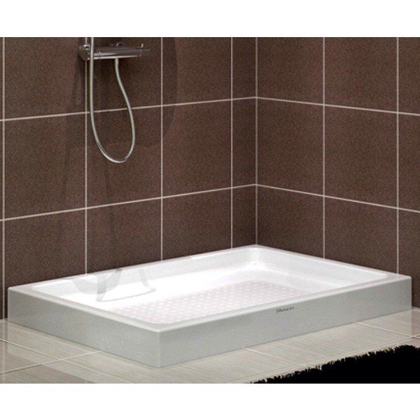 Shower Dikdörtgen Monoblok 85x120 cm Duş Teknesi