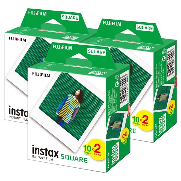 Instax Kare-Square 20'li Film 3'lü 60 Poz Set