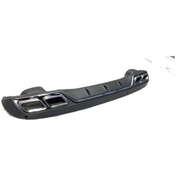 Leon Part Çmk Mercedes W205 C63 Sedan Difüzör Silver Egzoz Seti