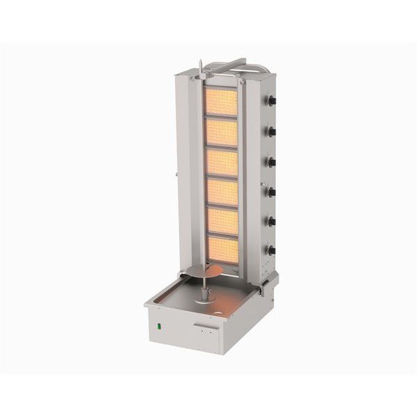 Atalay ADG-6A Gazlı Alttan Motorlu Hareketli 6 Radyanlı 220 V Döner Makineleri