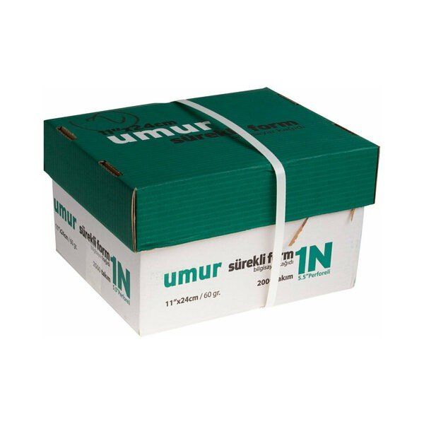 Umur 30000000 0189 5.5 Perfore 11x24 cm 2000 Adet Tek Nüsha Sürekli Form Kağıdı