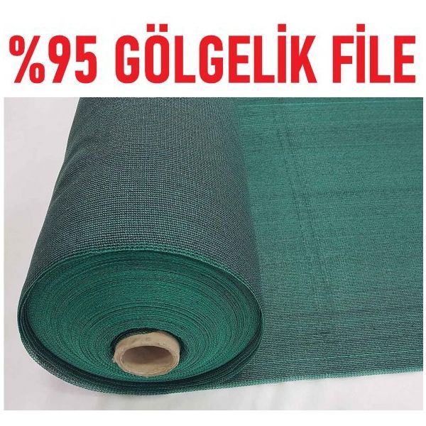 Abdioğulları 1,5 mx100 m %95 Gölgelik File Bahçe Çit Örtüsü Meyve Ağacı Örtüsü