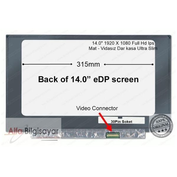 Asus Vivobook 14 X405UR-BV044T LCD Led Panel Uyumlu Laptop Ekran