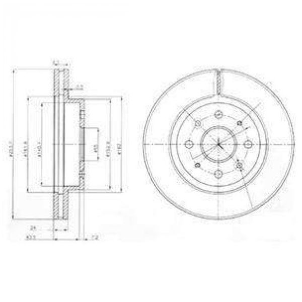 Delphi BG4019 Ön Fren Diski
