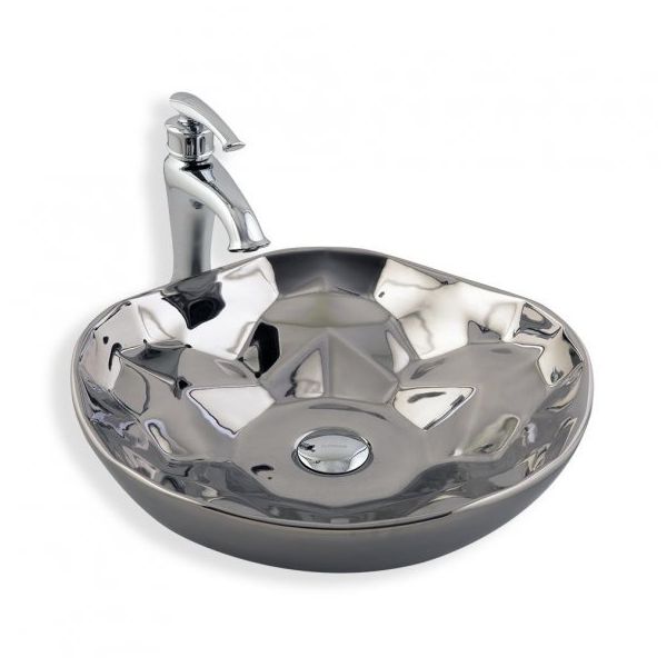 Lena E-5006G Tezgah Üstü Porselen Lavabo