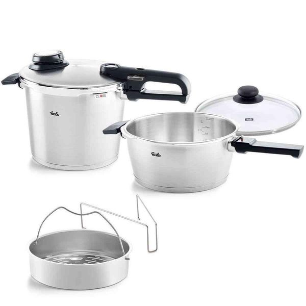 Fissler Vitavit Premium Mat 3 Program 6+3.5 lt Düdüklü Tencere Seti