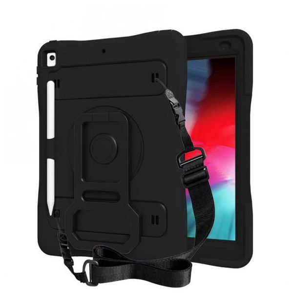 Zore Apple iPad 10.2 2021 9. Nesil Yeni Nesil Kalem Bölmeli Defender Tablet Silikon