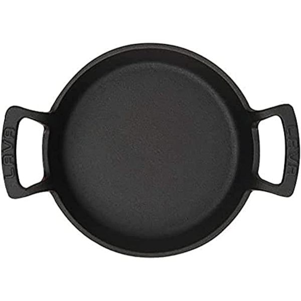 Lava MRS10104 Siyah 16 cm Yuvarlak Kulplu Yumurta Sahanı Döküm Tava