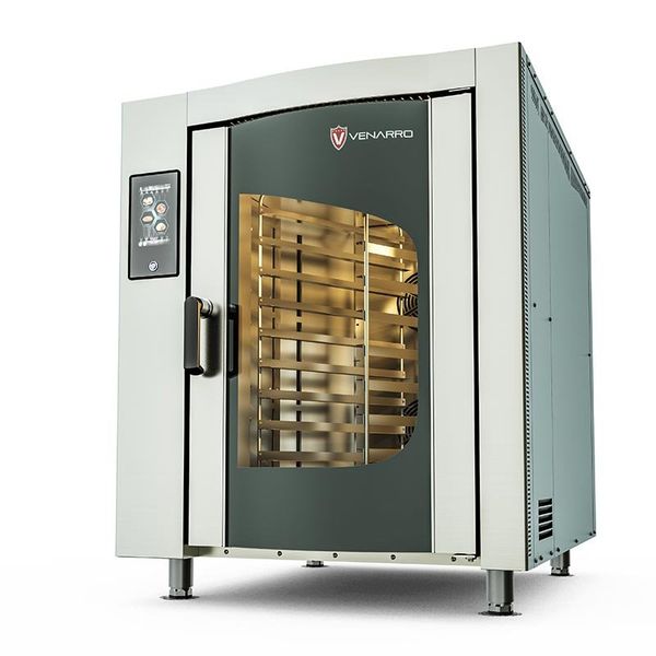 Venarro Venardi DGF D9 Gazlı 10 Tepsi Kapasiteli 40x60 cm Doğalgazlı Döner Patisserie Fırın